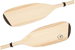 The Stork Fenris Wooden Kayak Paddle Separable Double Paddle Double Paddle for Kayak Folding Boat