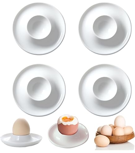 Oeuf En Porcelaine Coquetiers En Porcelaine NERTHUS FIH 1431 - Lot De 2 Supports à Œufs Élégants Et Lavables Lave-Vaisselle Vaisselle Petit Déjeuner élégante
