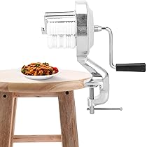 Macchina Per Pasta Manuale In Acciaio Inossidabile | Pressa Per Gnocchi E Tagliatelle A Manovella - Fissaggio Al Tavolo - Foto 9