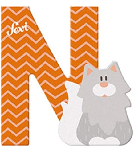 Sevi Lettera K In Legno Kiwi - Giocattolo Educativo E Decorazione Cameretta | 10 Cm | Colori Vivaci