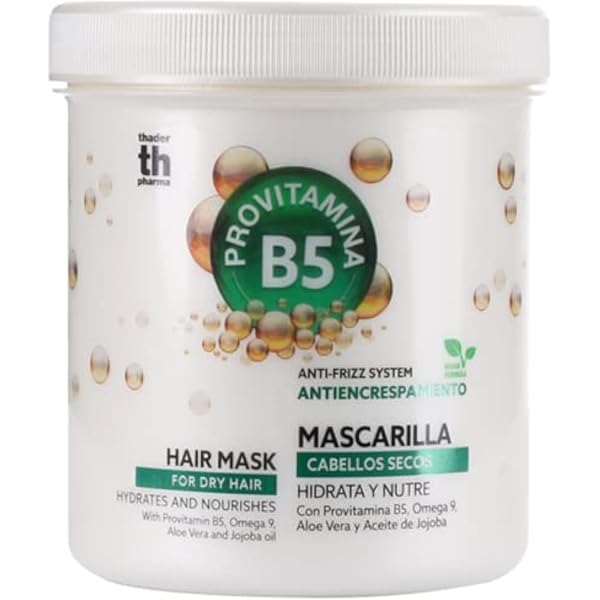 Thader Th Pharma Anti-Frizz-Shampoo – 1000 Ml, Mit Provitamin B5, Kokos- & Leinsamenöl