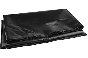 UUHUKP Wasserdichte Teichfolie, 2 m x 3 m, HDPE-Teichfolie, Teichfelle für Fischteiche, Wasserspiele, Bachläufe, Springbrunnen, Wasserfall und Wassergärten