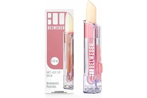 BELWEDER - Balsamo Labbra Liftant ai Peptidi Biomimetici - Burrocacao Labbra Volumatore - Balsamo Labbra Idratante Profondità - Stick Labbra Polpose, Anti-Invecchiamento - 1 x 3,5 g