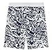 Bluezoo Kids Boy's Navy Hibiscus Floral Swim Shorts Age 8-9 7735856