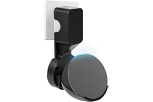 Kleemeiero Supporto da Parete per Pop Supporto per Altoparlante Intelligente Staffa per Altoparlante Supporto da Parete per Altoparlanti Compatibile con Altoparlante Pop Smart (Nero)