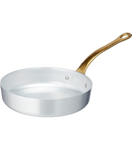 Vasino In Alluminio APS 40742 Con Manici In Ottone – Diametro 15 Cm, Capacità 0,5 L, Colore Nero, Elegante Per Antipasti, Piatti E Dessert, Marchio Tedesco - copertina
