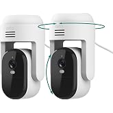 Arlo Essential Pan Tilt G&uuml;venlik Kamerası 2K - Kablolu Plug-in G&uuml;&ccedil; Dış Mekan Kamerası, Kişi Tanıma, Paket Algılama, Animasyon