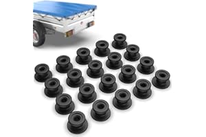 ‎TARPOFIX Tarpofix® Planenknöpfe Planenhaken rund für Anhänger Plane (20 Stk) - robuste Anhänger Haken aus Hartkunststoff - Befestigungshaken für PKW Anhänger Bordwand - Rundknöpfe zur Netz- & Planenbefestigung