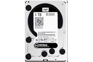 Western Digital Black 1 TB Performance Desktop Hard Disk Drive 7200 RPM SATA 6 GB/s 64MB Cache 3.5 Inch