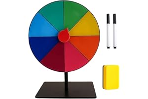 YCSRNN 4-Piece Set Spin The Wheel, Spinning Wheel, Spin Wheel, Spinner Top Roulette Wheel With Marker Pen, Tabletop Roulette Spinnings Wheel With Screwdriver, Spinnings Game Wheel For Discount Carnival Party