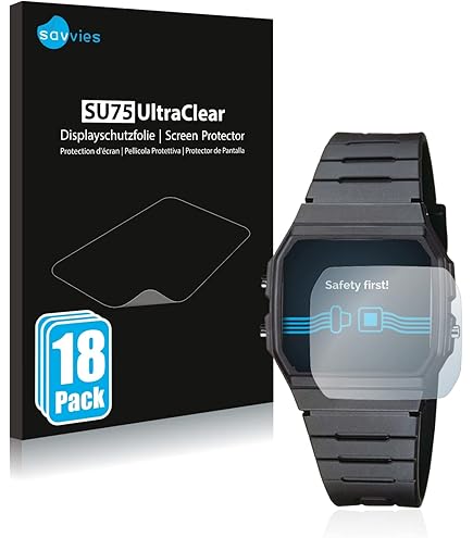 Brotect Protection Écran Verre Pour Casio AQ-230GA Film Protecteur Vitre 9H [Anti-Rayures, Transparent