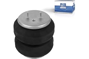 ‎DT SPARE PARTS DT Spare Parts Air Suspension Bellows 4.81377 D: 115 mm Dmax: 159 mm 1/4" x 18 NPTF 3/8" x 16 UNC L: 150 mm Air Bellows for Transporter