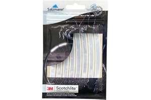 Salzmann Reflective Stickers - Soft stickers for backpacks, bikes, helmets, prams, etc. - Made with 3M Reflective Material