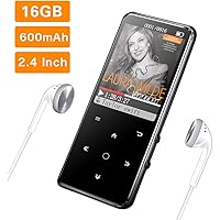 MP3 Player Bluetooth 16GB Mibao MP3 Player bloothooth MP3 HiFi Lossless mit kopfhörer|Touch-Taste Hintergrundbeleuchtung…