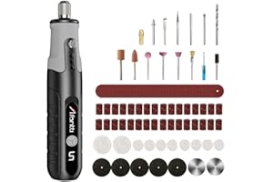 Afantti Mini Multifunktionswerkzeug Kabelgebundene Elektrisch Schleifmaschine Rotationswerkzeug Schleifer mit | 101 Zubehörteilen | für Kleine Bastelarbeiten und Projekte