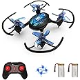 Tiny Hawk Mini Drone for Kids and Beginners, RC Quadcopter with Altitude Hold, Headless Mode, 3D Flip, 3 Speed Modes and 2 Batteries, Gift Toys for Boys and Girls