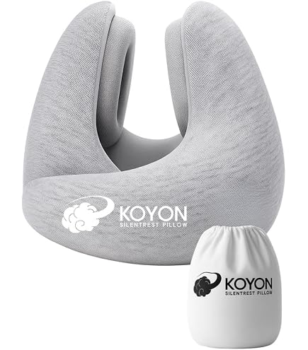 Oreiller De Voyage Ergonomique En Mousse Mémoire – Soutien Cervical, Compact – Idéal Avion, Voiture, Bureau