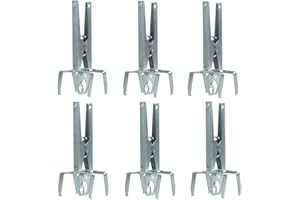 Grabacz Pack of 6 Heavy Duty Mole Claw Scissor Traps Fast Humane Kill (6)