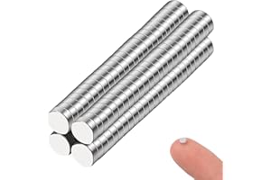 OCEUMAOA 100 Pack Magnets Strong 3x1mm Small Magnets Mini Magnets for Crafts Round Magnets for Miniatures Neodymium Magnets for Whiteboard Board Fridge