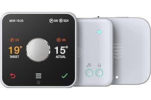 Hive Thermostat for Heating & Hot Water Control (Conventional Boilers), With Hive Nano 3 Hub, White, A Conventional Boiler is Required