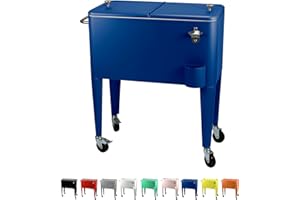 KAILUA COOLER SERVE COOL DRINKS Kailua Cooler - Frigorifero per bevande - scatola di raffreddamento - Box Frigo - Frigo Portatile - Carrello Portabevande - Carrello Mobile Bar - refrigerator