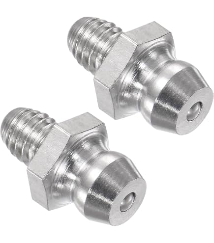 5 Raccords De Graissage En Laiton M4x0.7 Mm - Pour Circuits Hydrauliques, Machines, Remplacement De Pièces Cassées