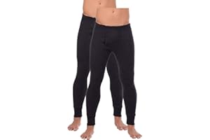 BestSale247 2-pak męskie kalesony termiczne długie -Thermo podkoszulek męska bielizna narciarska bielizna termiczna bawełna