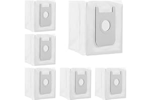 HUGWAIT 6 Piezas Bolsas para Conga 2290 Cecotec Autovaciado, Bolsas de Polvo de Robot Aspiradora Kit, Bolsa para Conga 2290, Accesorios Bolsa de Polvo, Gran capacidad Aspirador Bolsa de Recambio