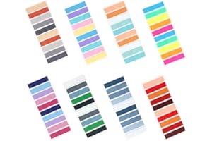 VALICAER 1600 Stück Index Haftnotizen Tabs,Transluzent Seitenmarker,Beschreibbare Annotating Tabs,Wasserdicht Page Marker,Farbig Haftmarker für Schule Büro,Repositionierbar Sticky Notes,Index Tabs