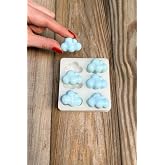 Bubble Cloud Mini Six-Piece Silicone Candle Mold