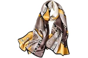 STORY OF SHANGHAI Bufandas de 100% Seda de Morera Pañuelo Mujer Seda Chal Estolas Madre y Dama Regalos para Mujeres