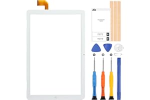 ARSSLY Touchscreen per MEDIACOM SMARTPAD IYO 10 M-SP1EY4G 4G Sostituzione Schermo Digitizer Touch Schermo con Riparazione Kit, Bianco