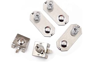 SUNVALLEY Jeu de 5 plaques de bande de ressort conductrices de batterie, pour For Nintendo Game Boy Gameboy GB Classic Fat Console, carte mère et terminal de feuille conductrice de coque