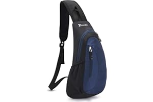 Sling Bag Januts Sling Shoulder Backpack Small Rucksack for Men Lightweight One Strap Shoulder Chest Bag Waterproof Anti-theft Casual Men Women Bags for Hiking Cycling Travelling Outdoor
