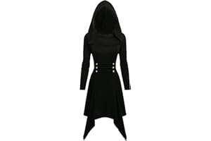FJKVKDT Womens Halloween Costume Halloween Costumes Gothic Dress Steampunk Clothes Women Renaissance Dress