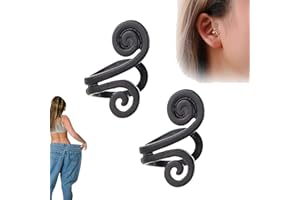 GENERIC Zinus Boucles d'oreilles minceur d'acupression pour perte de poids homme femme, taille unique, Métal Argent
