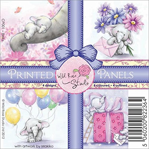 Preisvergleich Produktbild Wild Rose Studio bedruckt, Bella heraklithplatten