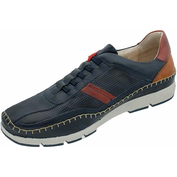 Deportivas De Cuero Pikolinos Cambil Para Hombre – Sneaker Casual, Suela Bicolor, Máxima Comodidad