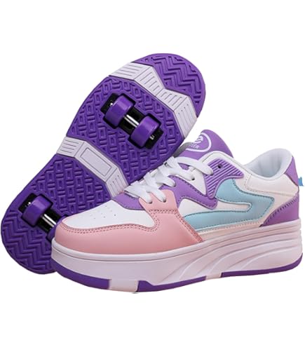 Deformation Shoes HUOQILIN Kinder-Skateschuhe Mit Rollen – 2-in-1