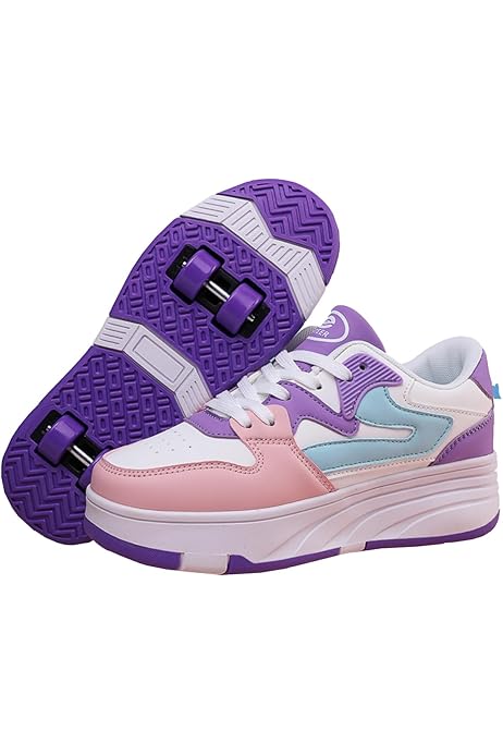 Zapatillas Con Ruedas ENEN Para Niños Patines Ajustables Con Luz