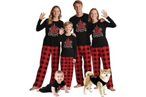 WOOD MEETS COLOR Familie Weihnachten Lange Ärmel Pyjamas Matching Set Holiday Christmas Party Familie Pyjama Set