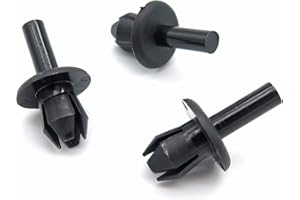 VVO Fasteners- Black Plastic Side Skirt, Sill Moulding Cover Trim Clips for Vauxhall Adam, Astra, Insignia, Meriva, Vectra, Zafira, Zafira Tourer, (Pack of 10)