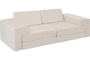 ‎MEMORECOOL MeMoreCool 12-teiliges modulares Sofa aus Schaumstoff, Multifunktionales Sitz- und Relaxmöbel für Zuhause, Weiche Polsterbausteine mit abnehmbarem Bezug