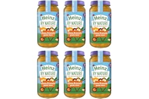 LUCTRY 6 x 200g Nature Mash Cheese Tomato Pasta Stars 7+ Months Savoury Meal Food