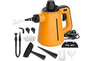 ÖRRNVTE Nettoyeur Vapeur, 1050w 10 Accessoires 380ml Nettoyeur Vapeur Portable Multi-usage 3.5bar Haute Pression/Température Sans Produits Chimiques, Nettoyeur Vapeur Sol Pour Canapé Tapis Vitre Tissu Matelas