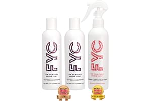 FYC Curly Hair Products: Daily Use Bundle 3x250ml. Includes 2x Leave In Conditioner for Curly Hair,1x Refresh & Detangle Spray. Moisturise & Define Curls.