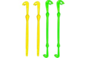 Montesy 4 Pcs Hook Loop Tyer Fishing Line Knot Tying Tool Fishing Hook Remover Fishing Detacher Device Easy To Use