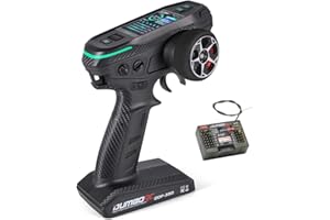 DUMBORC DDF-350 Hd Screen 10Channel RC Radio Transmitter and X10F Receiver Head-Tracking Coach Module RC Remote Controller for RC Cars Boat Tank