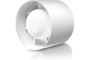 DOSPEL Ventilateur en Ligne Euro 1 – Extracteur d'air en Conduit Ø 100 Mm – Pour Habitations, Bureaux, Établissements de Restauration et Petites Zones Industrielles – Résistant aux Intempéries