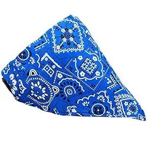 Pooch Box Neck Scarfs Bandana Collar Cat Pet Adjustable Neckerchief & Denim Bandana for Dog/Puppies/Kitten/Cats (Assorted - Denim)